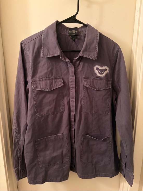 Disney Jackets & Blazers - Disney Gray Utility Jacket with Lion King Patch - Women's